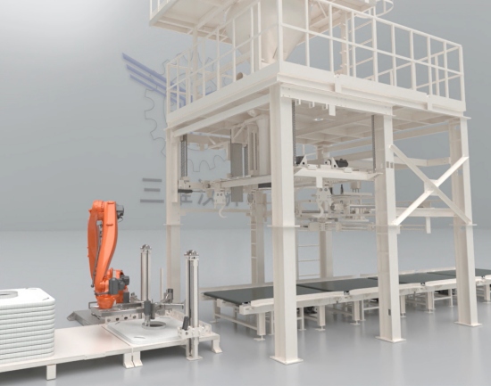 四袋系全自動噸袋包裝機(jī)